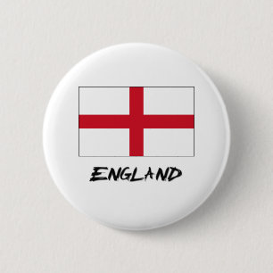 England Flag 6 Cm Round Badge