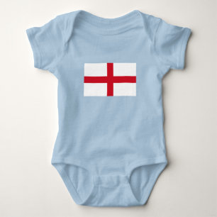 England Flag Baby Bodysuit