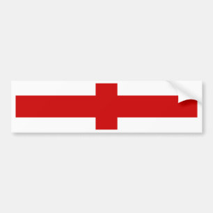 England Flag Bumper Sticker