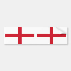 England Flag Bumper Sticker