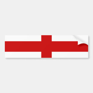 England Flag Bumper Sticker