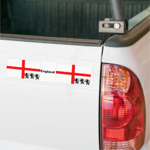England Flag Bumper Sticker