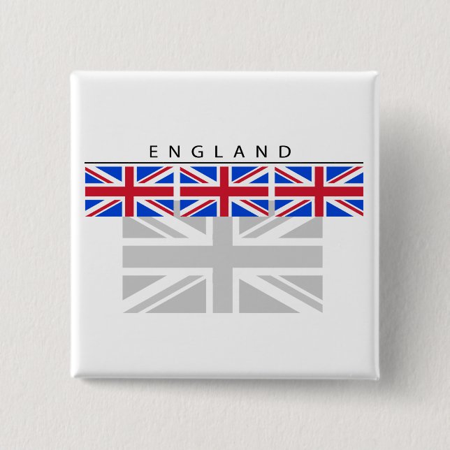 England Flag Button (Front)