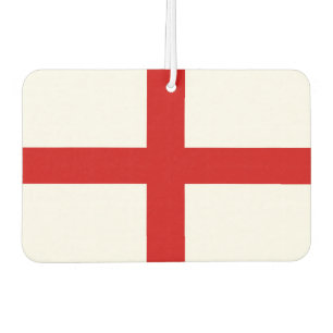 England Flag Button Car Air Freshener