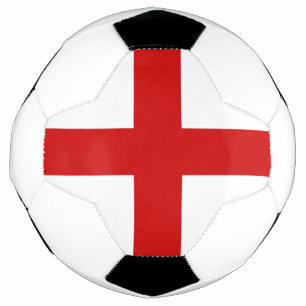 England Flag Button Football