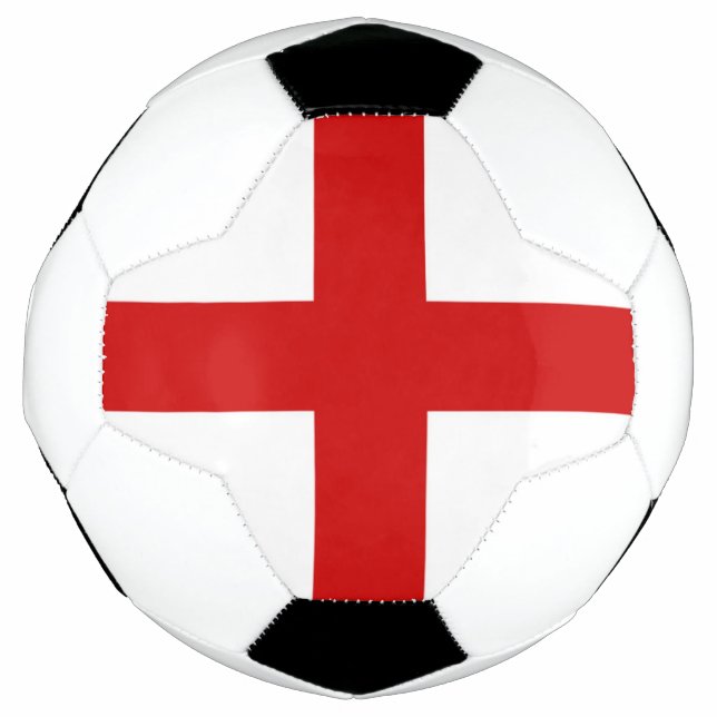England Flag Button Football (Front)