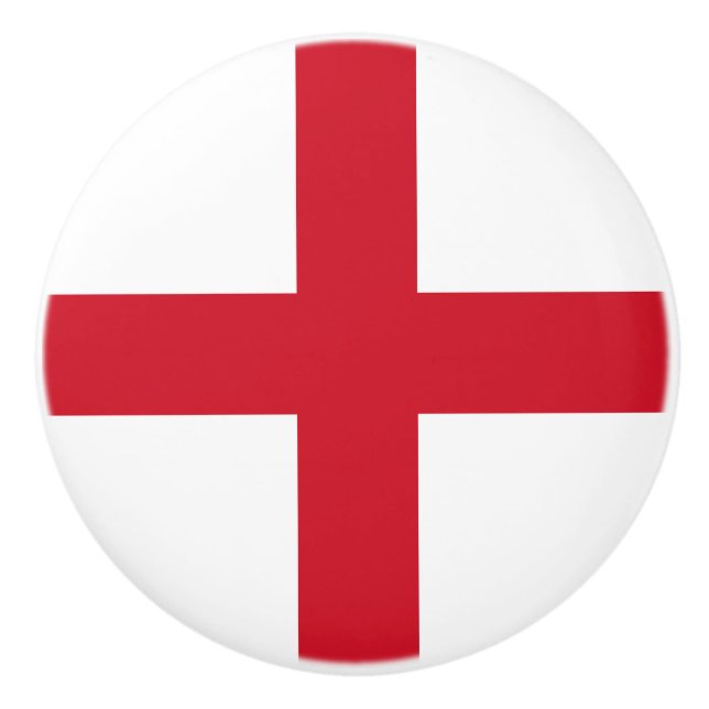 England Flag Ceramic Knob (Front)