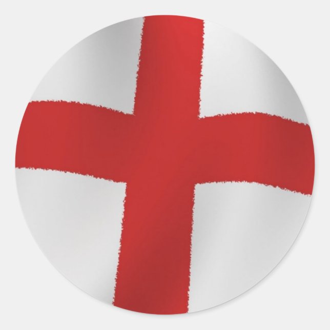 England Flag Classic Round Sticker (Front)