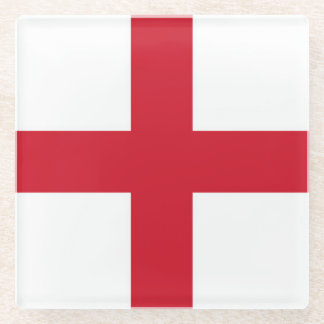 England Flag coastercnt Glass Coaster