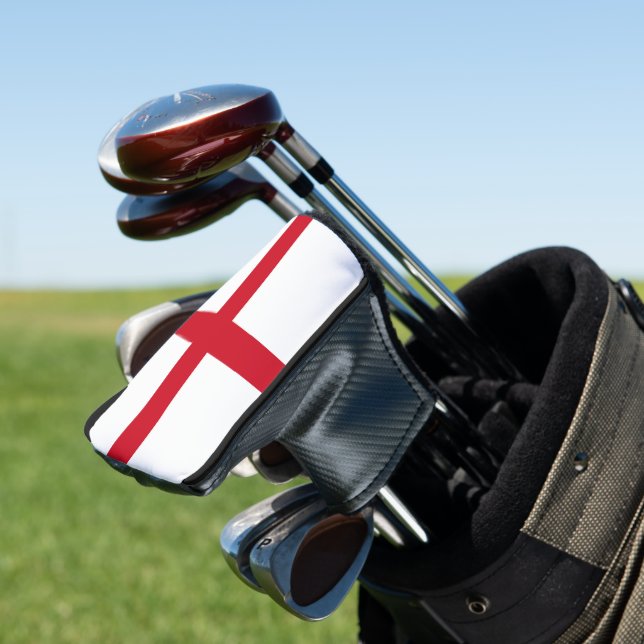 England Flag dccnt Golf Head Cover (In Situ)