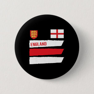 England Flag English Footll Soccer Fan Men Women K 6 Cm Round Badge