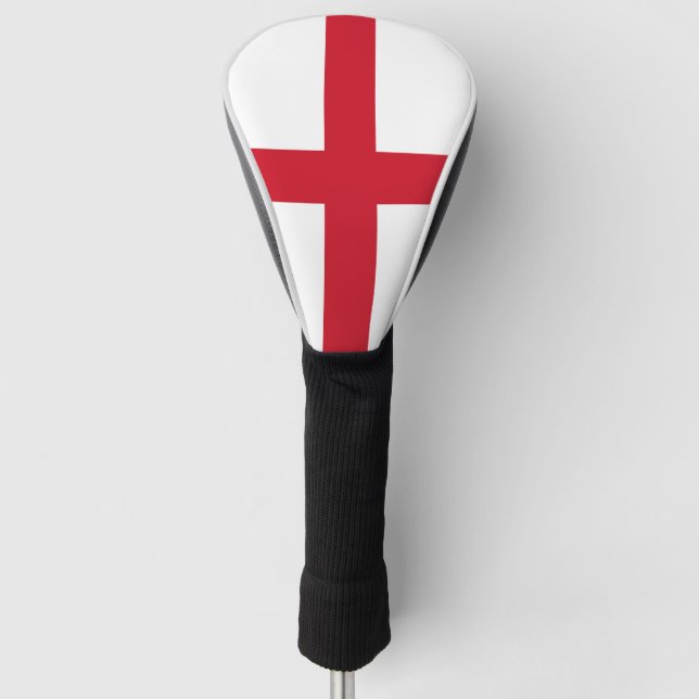 England Flag English Patriotic Golf Head Cover (Front)