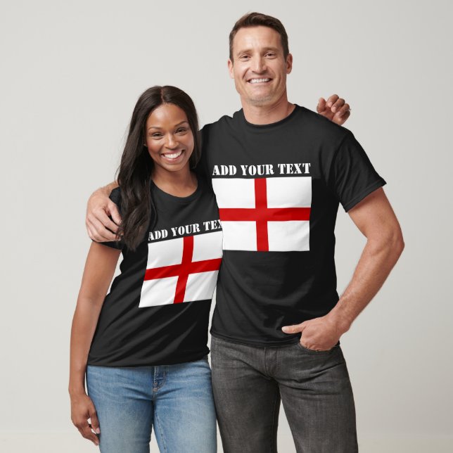 England Flag Football Soccer United Kingdom T-Shirt (Unisex)
