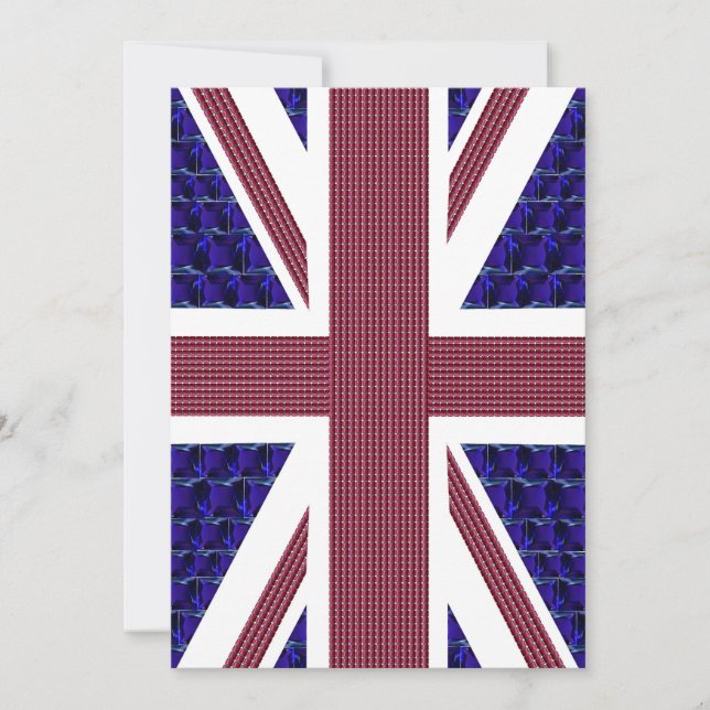  England Flag, Great Britain Flag Invitation (Front)