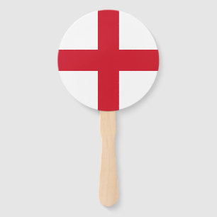 England Flag Hand Fan