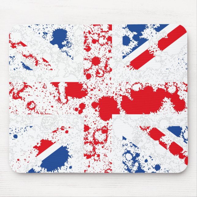 ENGLAND FLAG KCALIMA effect by Masanser Mouse Mat (Front)