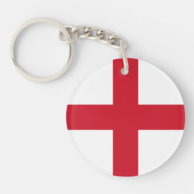 England Flag Key Ring (Front)
