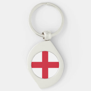 England Flag Key Ring