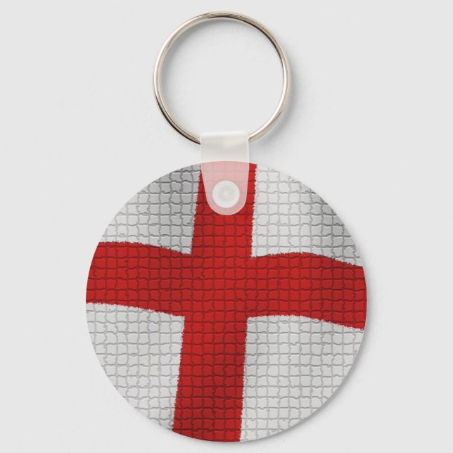 England Flag Key Ring (Front)