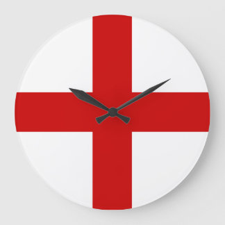 England Flag Large Clock