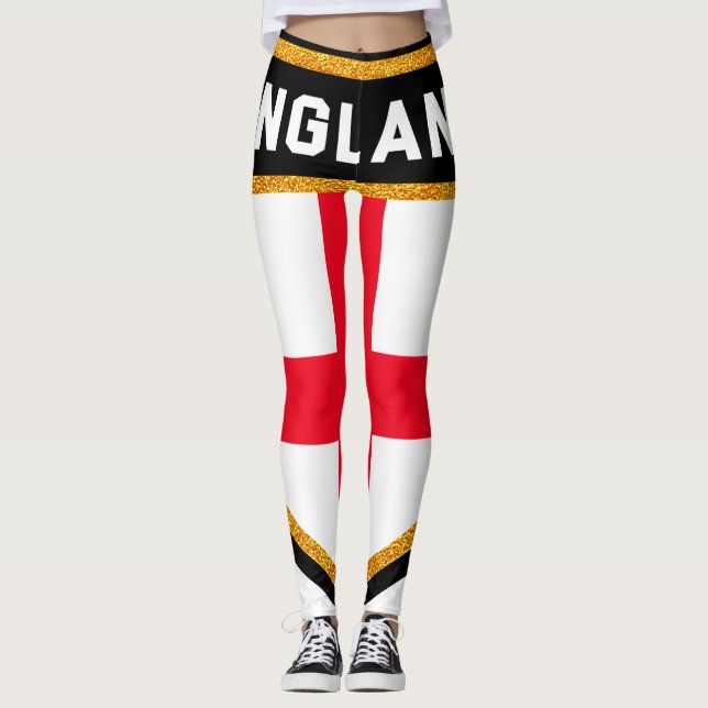 England Flag Leggings (Front)