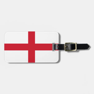 England flag luggage tag