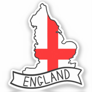 England Flag Map Patriotic English Pride World Cup