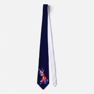 England Flag Map Tie