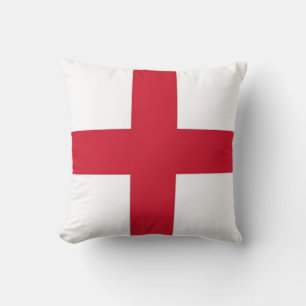 England Flag on American MoJo Pillow