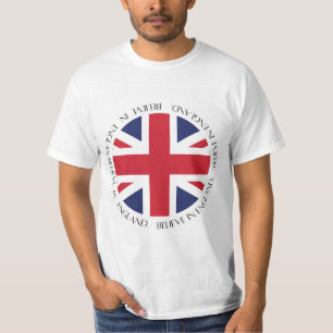 England Flag Patriotic Apparel T-Shirt