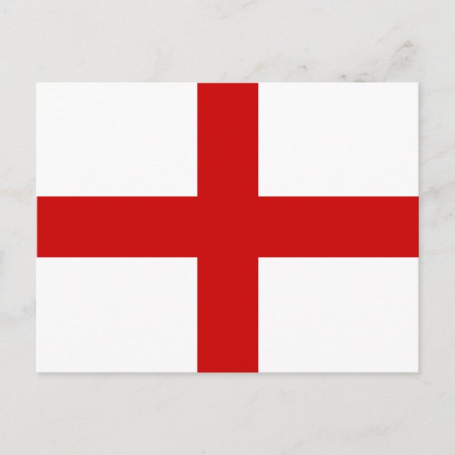 England Flag Postcard (Front)