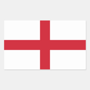 England flag rectangular sticker