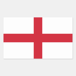 England flag rectangular sticker