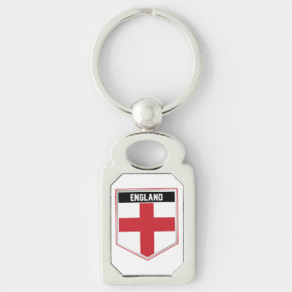 England Flag Shield Key Ring