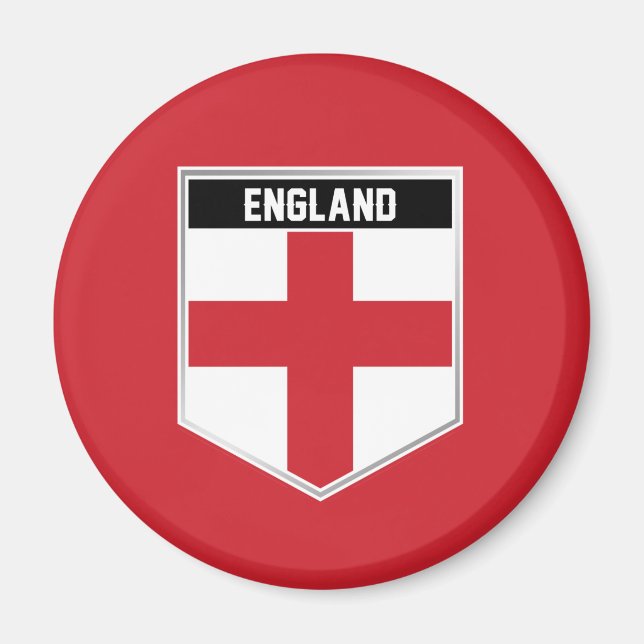 England Flag Shield Magnet (Front)