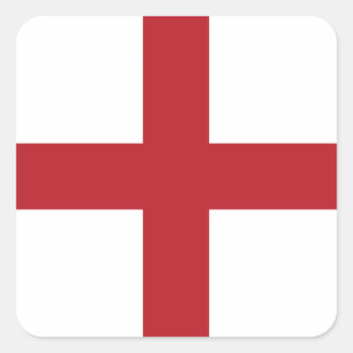 England flag square sticker