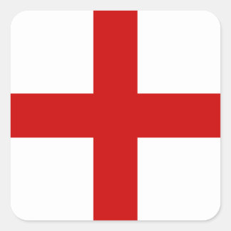 England Flag Square Sticker