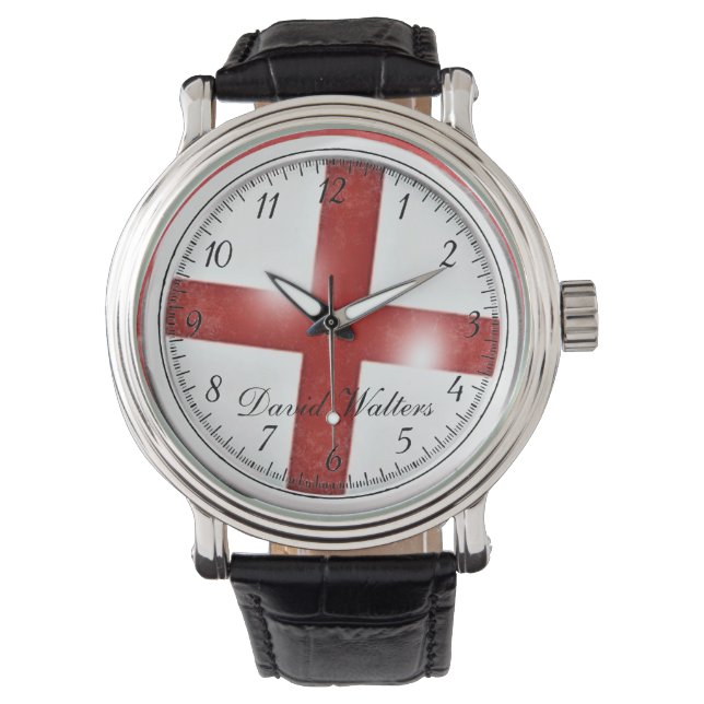 England Flag,St Georges Cross Watch (Front)