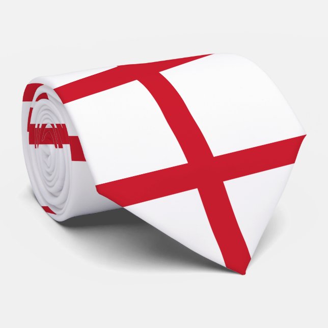 England Flag Tie (Rolled)