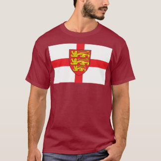 England Flag with Coat of Arms T-shirt