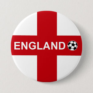 England Football 7.5 Cm Round Badge