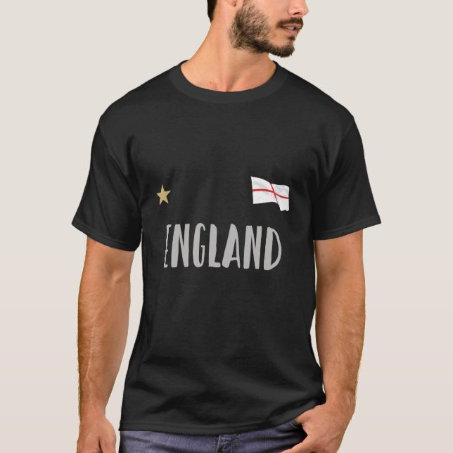 England Football Fan Shirt English Flag (Front)