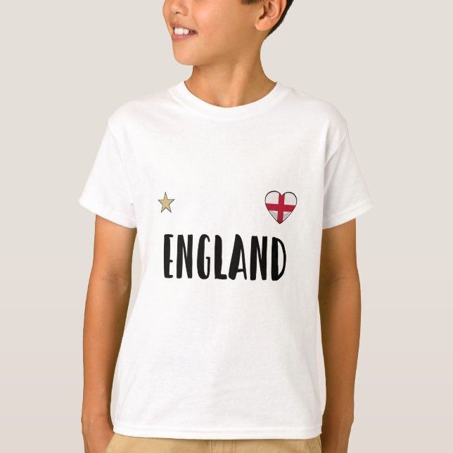 England Football Fan Shirt English Flag (Front)
