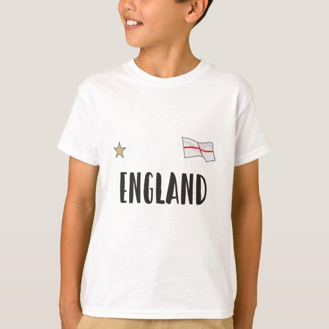 England Football Fan Shirt English Flag (Front)