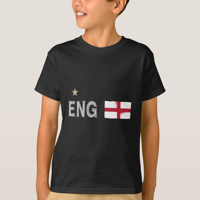 England Football Fan Shirt English Flag (Front)