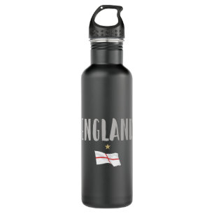 England Football Fan Shirt English Flag 710 Ml Water Bottle