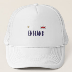 England Football Fan Shirt English Flag Trucker Hat