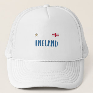 England Football Fan Shirt English Flag Trucker Hat