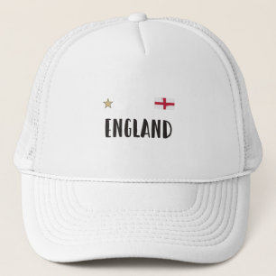 England Football Fan Shirt English Flag Trucker Hat
