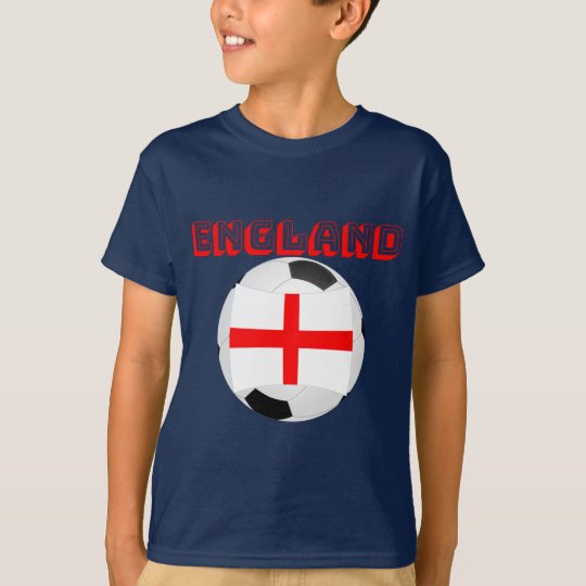 England Football TShirt (Kid's) Zazzle.co.uk